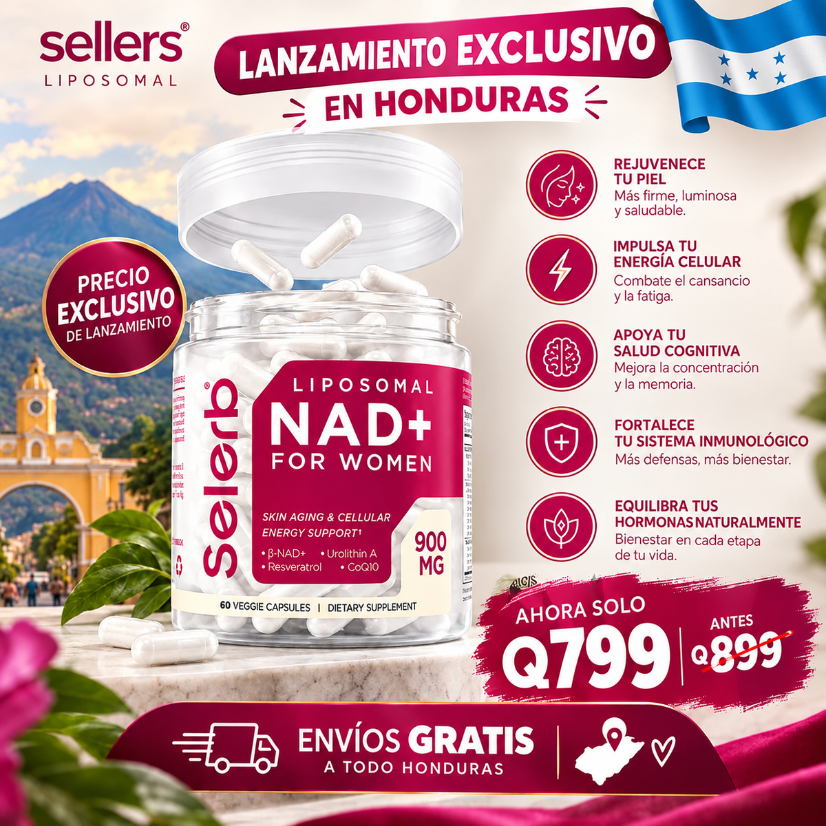 NAD+ diario para mujeres - TOP DE VENTAS MUNDIAL