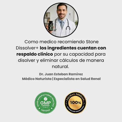 STONE DISSOLVER - SUPLEMENTO NATURAL RENAL