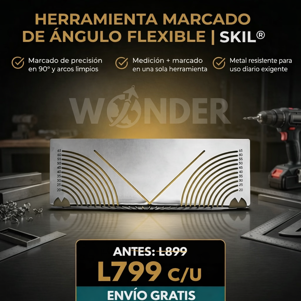 HERRAMIENTA MARCADO DE ANGULO FLEXIBLE-SKIL