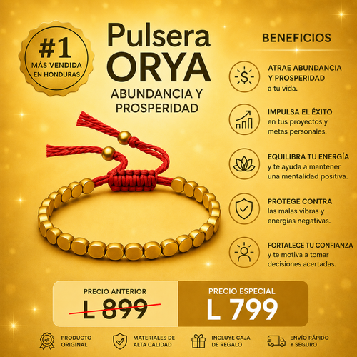 PULSERA ORYA-ABUNDANCIA Y PROSPERIDAD
